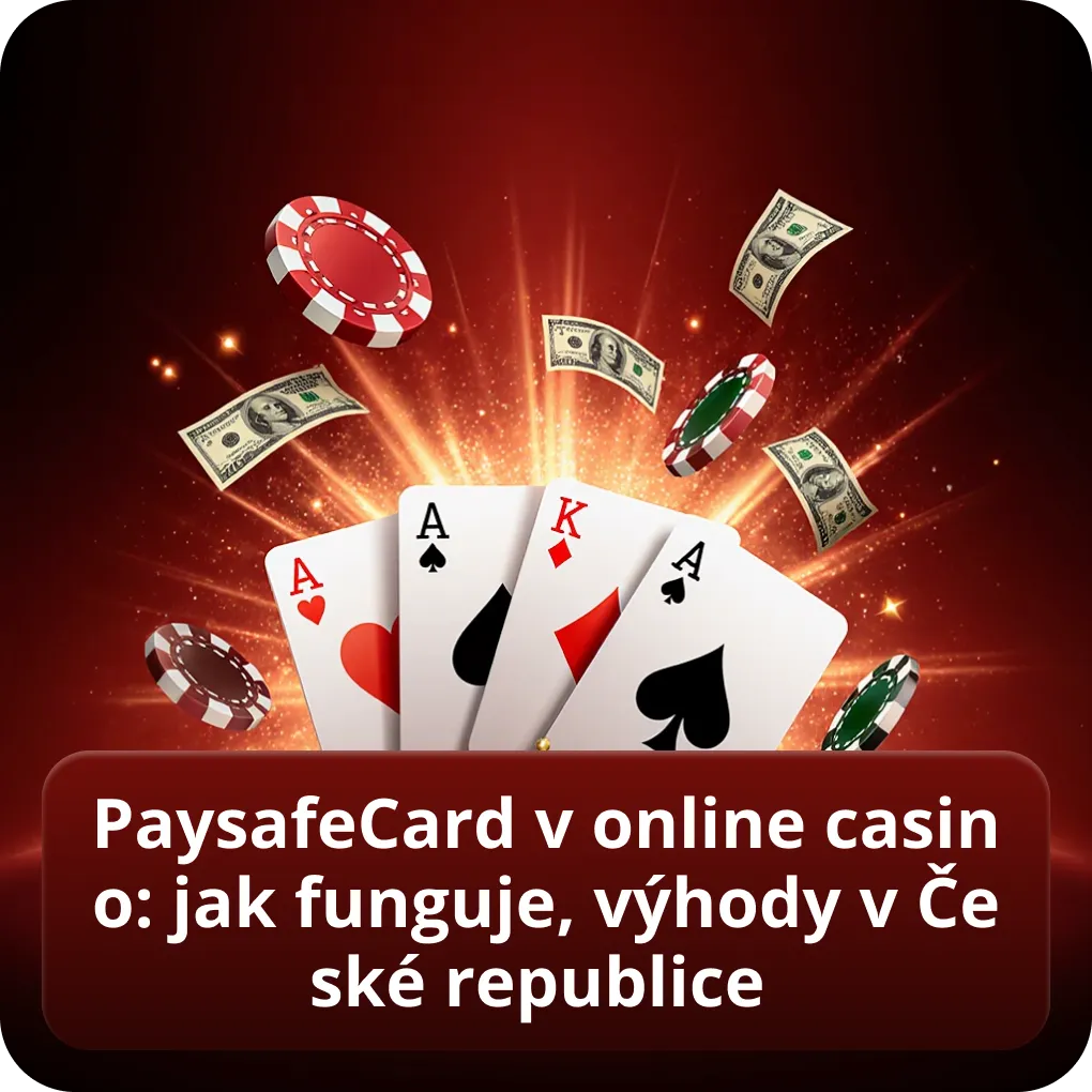 PaysafeCard v online casino: jak funguje, výhody v České republice