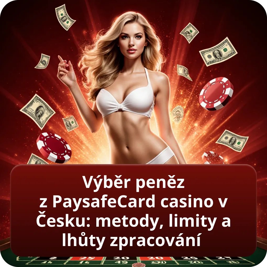 Výběr peněz z PaysafeCard casino v Česku: metody, limity a lhůty zpracování